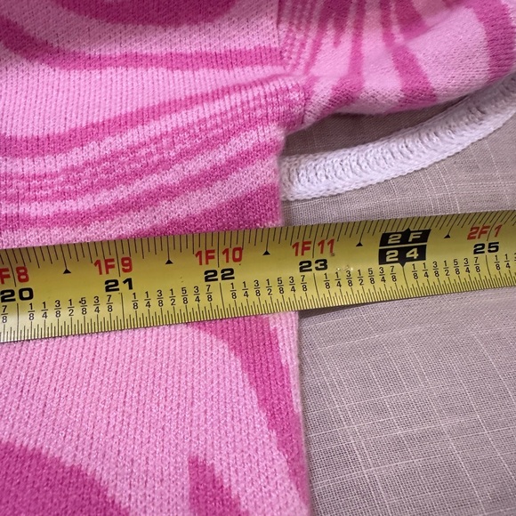 Gianni Bini GB Sweater Dress Pink Marble Swirl Long Sleeve NWT Size XL - Picture 10 of 11